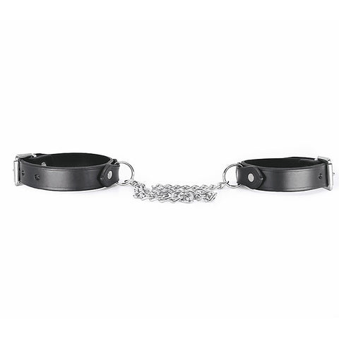 Classic Unlined Leather Handcuffs by Love In Leather - Cuffs And Restraints