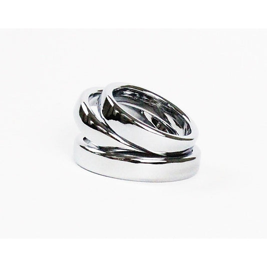 Stainless Steel Fat Boy Cock Ring by Love In Leather - Steel Cock Rings