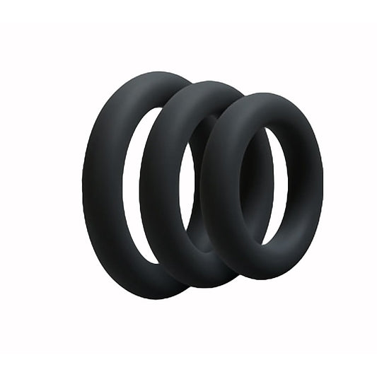 3 Piece Fat Boy Stretchy Cock Rings by Love In Leather - Stretchy Cock Rings
