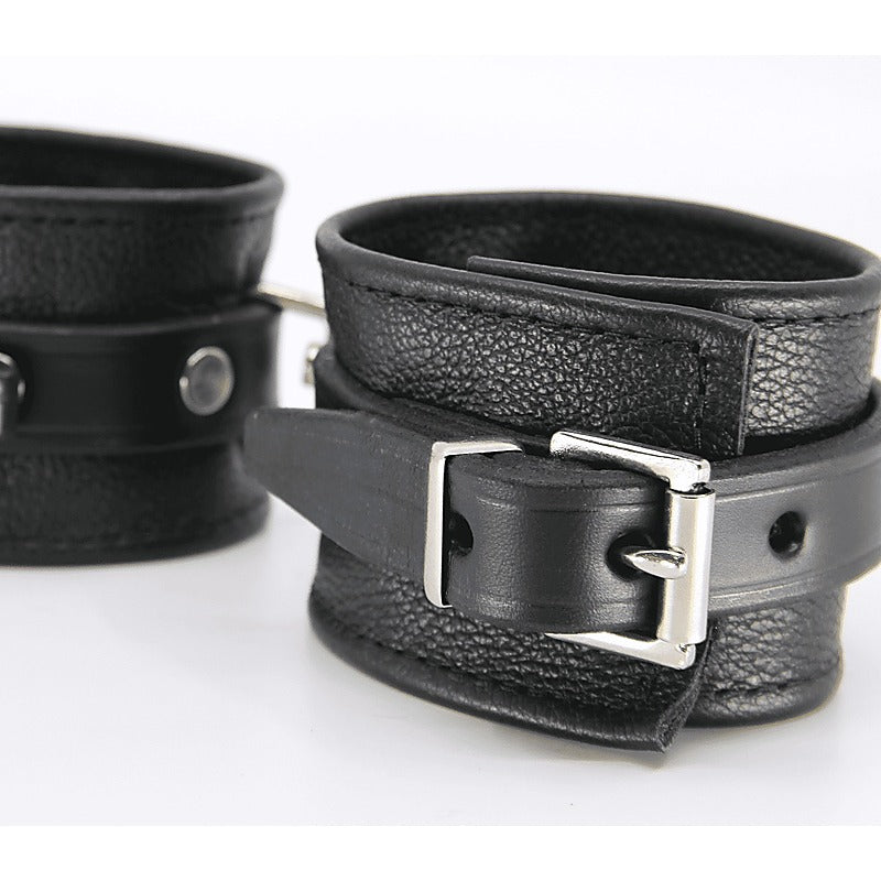 Soft Grained Leather Wrist Cuffs by Love In Leather - Cuffs And Restraints