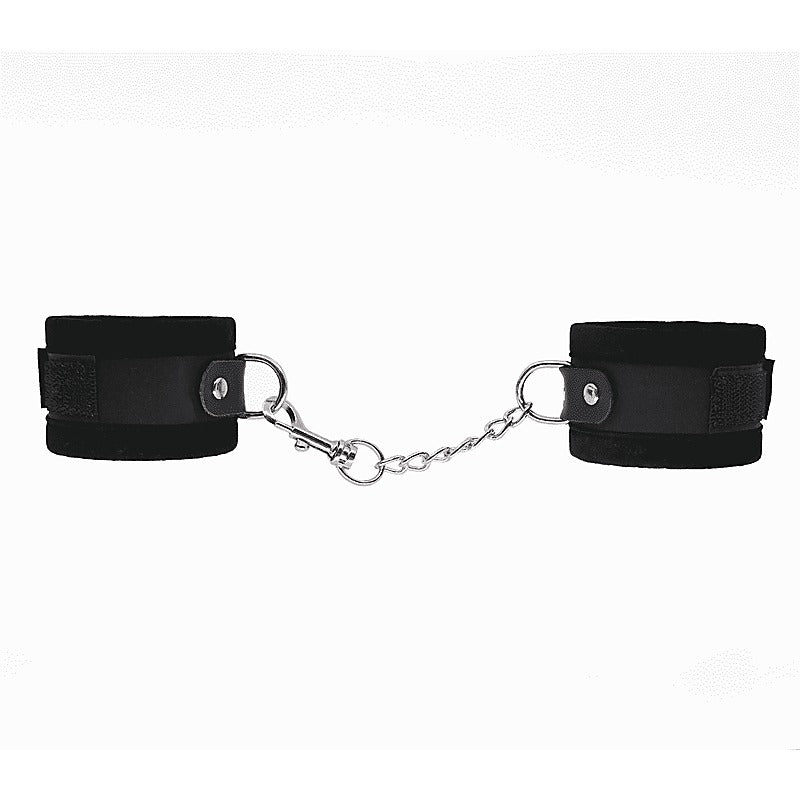 Lightly Padded Velveteen Hand Cuffs by Love In Leather - Cuffs And Restraints