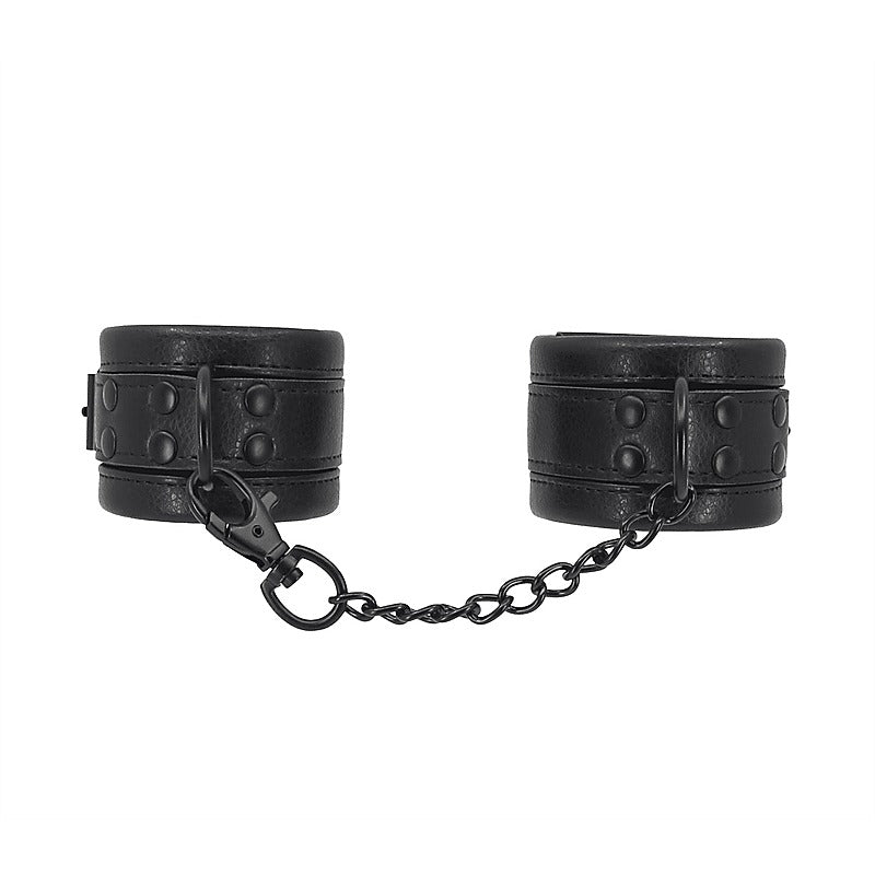 Padded Faux Leather Wrist Cuffs by Love In Leather - Cuffs And Restraints