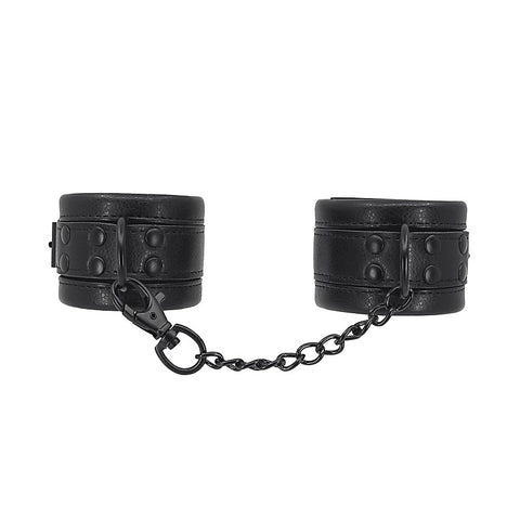 Padded Faux Leather Wrist Cuffs by Love In Leather - Cuffs And Restraints