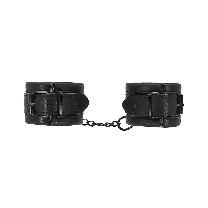 Padded Faux Leather Wrist Cuffs by Love In Leather - Cuffs And Restraints