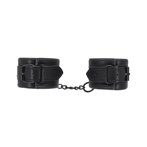 Padded Faux Leather Wrist Cuffs by Love In Leather - Cuffs And Restraints
