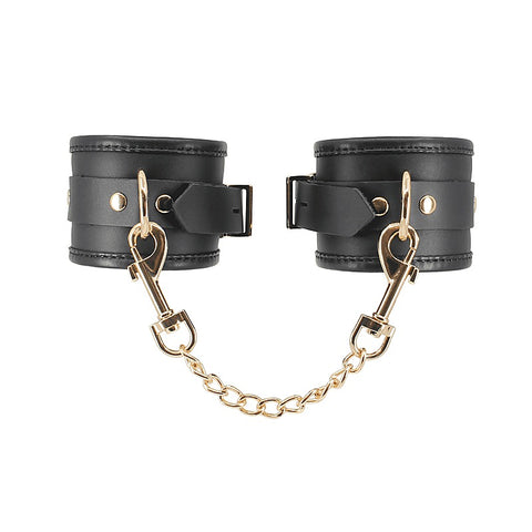 BDSM Hand Cuffs With Coloured Hardware by Love In Leather - Cuffs And Restraints