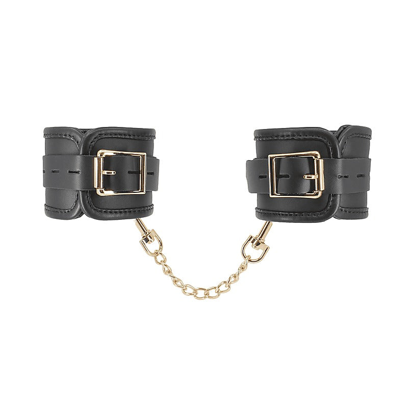 BDSM Hand Cuffs With Coloured Hardware by Love In Leather - Cuffs And Restraints