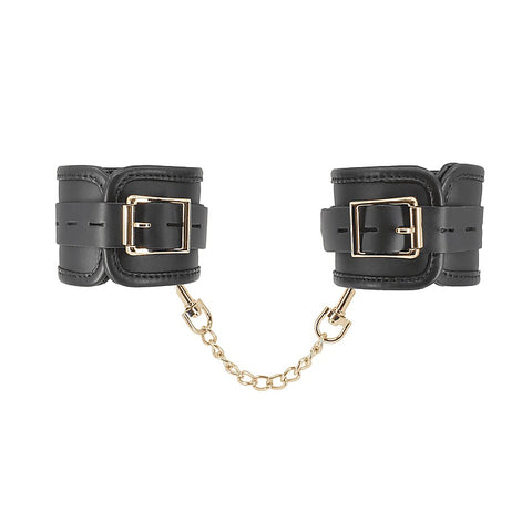BDSM Hand Cuffs With Coloured Hardware by Love In Leather - Cuffs And Restraints