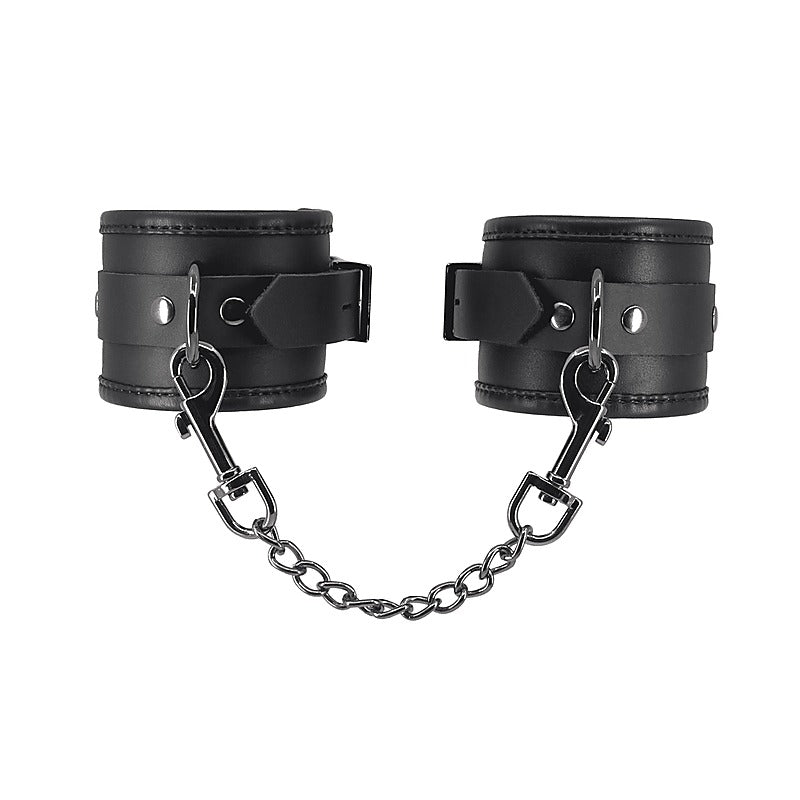 BDSM Hand Cuffs With Coloured Hardware by Love In Leather - Cuffs And Restraints