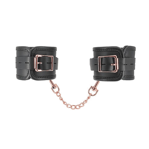 BDSM Hand Cuffs With Coloured Hardware by Love In Leather - Cuffs And Restraints