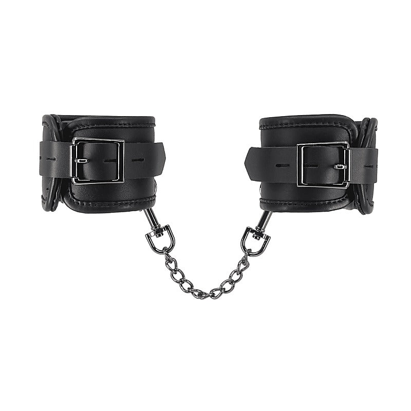BDSM Hand Cuffs With Coloured Hardware by Love In Leather - Cuffs And Restraints