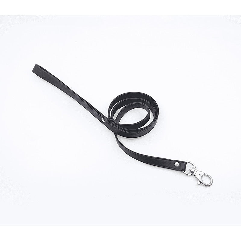 Long Faux Leather Bondage Lead by Love In Leather - Collars and Leads