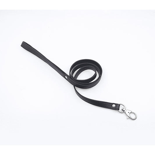 Long Faux Leather Bondage Lead by Love In Leather - Collars and Leads