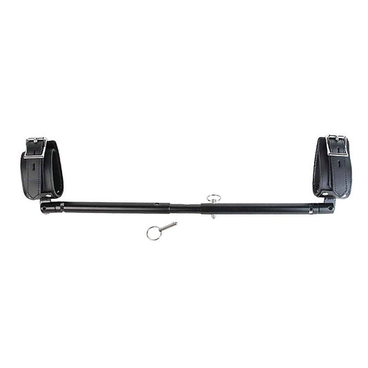 Adjustable Spreader Bar with Cuffs by Love In Leather - Spreaders and Hangers