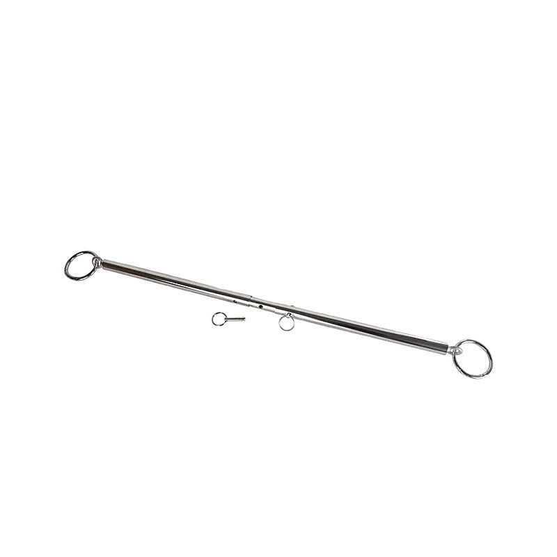 Silver Adjustable Spreader Bar by Love In Leather - Spreaders and Hangers