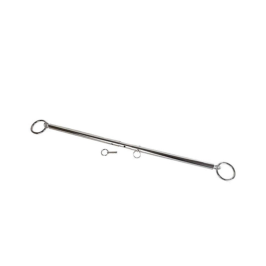 Silver Adjustable Spreader Bar by Love In Leather - Spreaders and Hangers