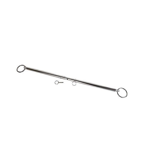 Silver Adjustable Spreader Bar by Love In Leather - Spreaders and Hangers