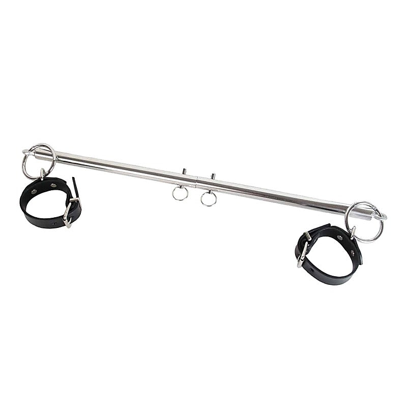Silver Adjustable Spreader Bar by Love In Leather - Spreaders and Hangers