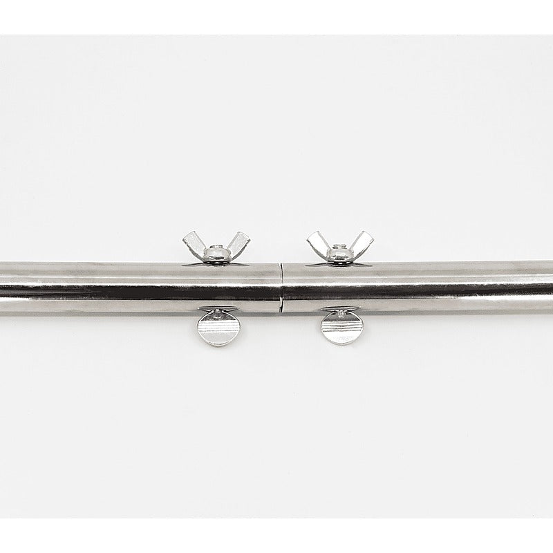 Silver Adjustable Spreader Bar by Love In Leather - Spreaders and Hangers