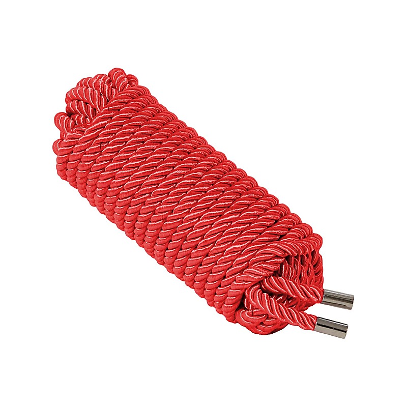 Silky Bondage Play Rope 10m by Love In Leather - Cuffs And Restraints