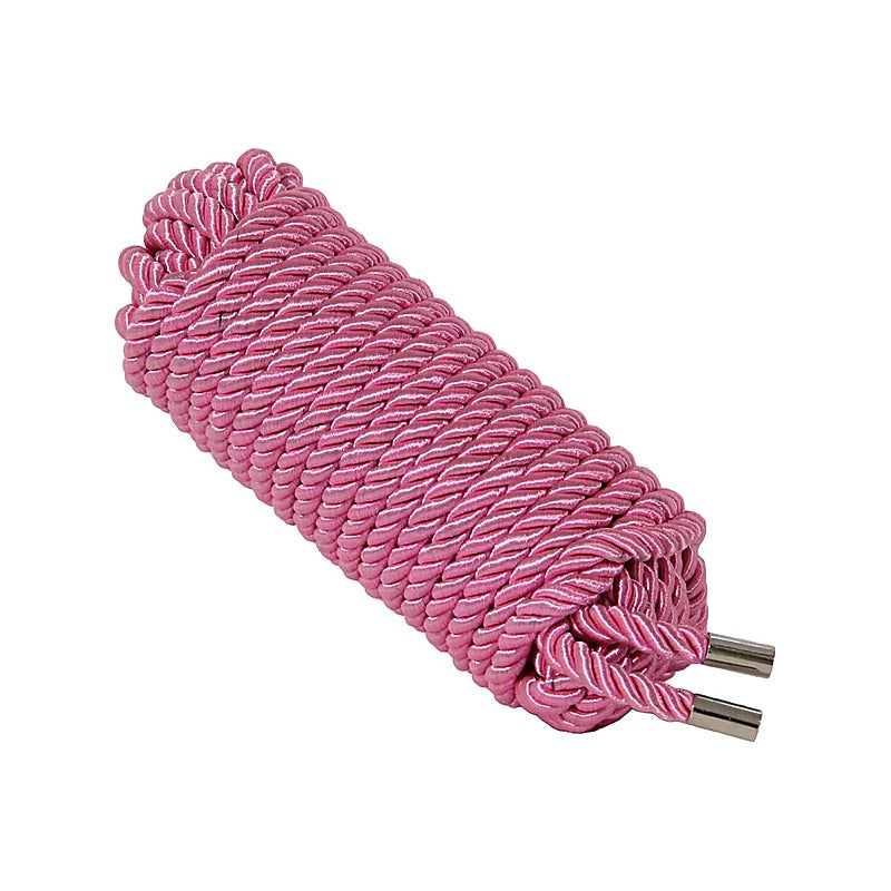 Silky Bondage Play Rope 10m by Love In Leather - Cuffs And Restraints