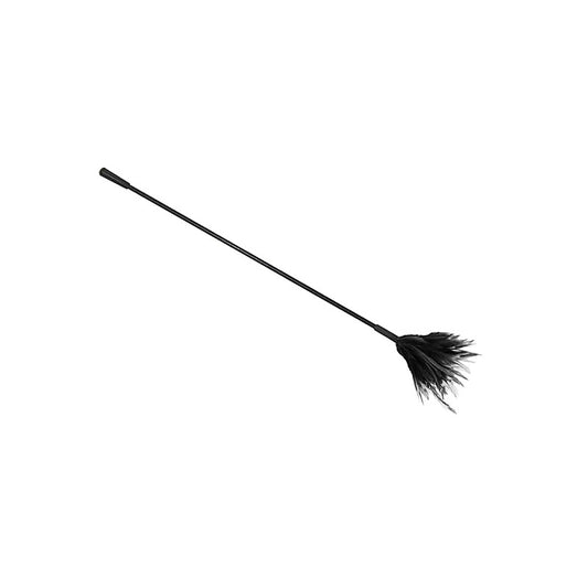 BDSM Crop With Feather Tickler by Love In Leather - Whips And Crops