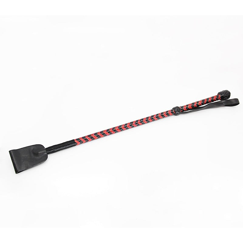 BDSM Riding Crop With Wide Tab by Love In Leather - Whips And Crops