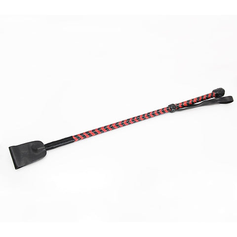BDSM Riding Crop With Wide Tab by Love In Leather - Whips And Crops