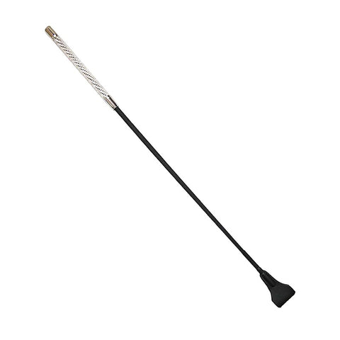 Long Diamante BDSM Riding Crop by Love In Leather - Whips And Crops