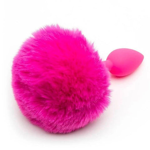 Premium Bunny Tail Anal Plug by Love In Leather - Butt Plugs