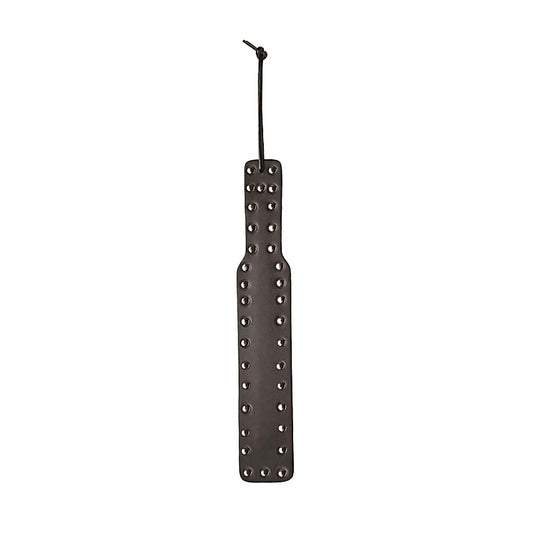 BDSM Play Studded Leather Paddle by Love In Leather - Paddles And Slappers
