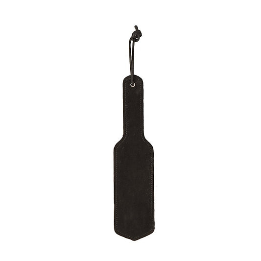 Fetish Play Suede Leather Paddle by Love In Leather - Paddles And Slappers