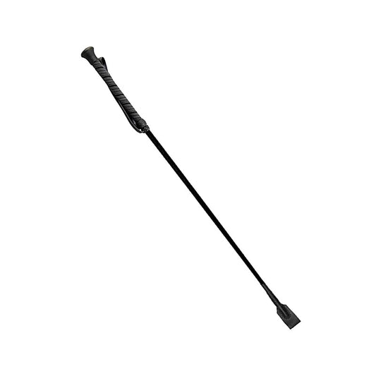 Riding Crop With Rubber Handle by Love In Leather - Whips And Crops