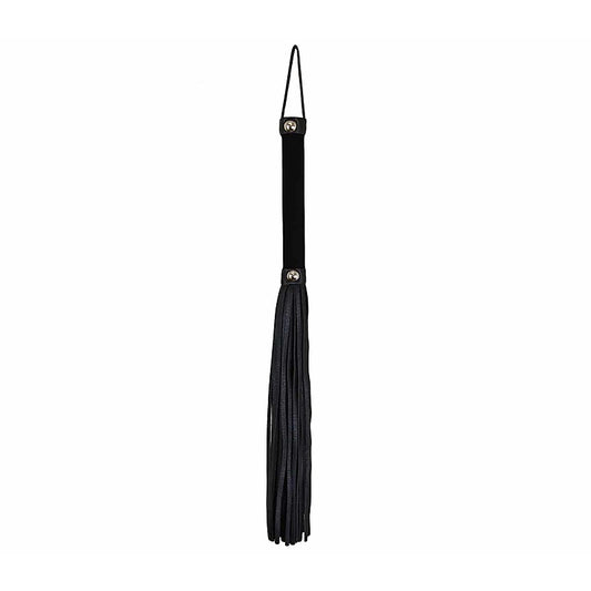 Soft Velveteen Handle BDSM Flogger by Love In Leather - Whips And Crops