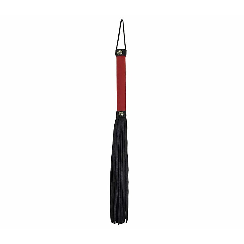 Soft Velveteen Handle BDSM Flogger by Love In Leather - Whips And Crops
