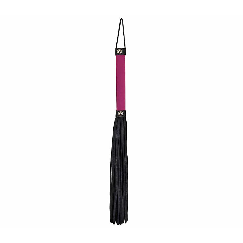 Soft Velveteen Handle BDSM Flogger by Love In Leather - Whips And Crops