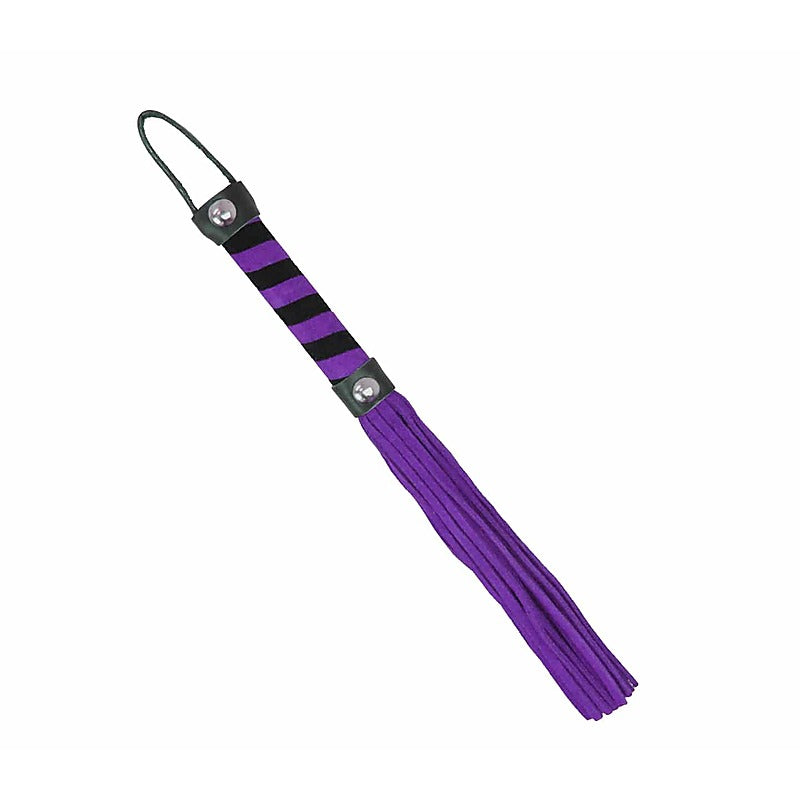 Candy Striped Willy Bondage Whip by Love In Leather - Whips And Crops