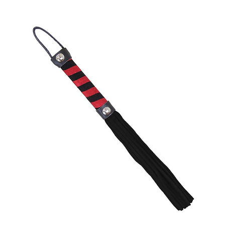 Candy Striped Willy Bondage Whip by Love In Leather - Whips And Crops