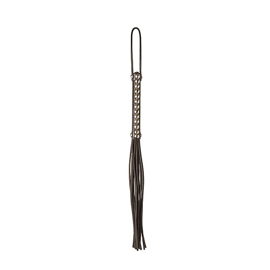 Fetish Play Studded Leather Flogger by Love In Leather - Whips And Crops