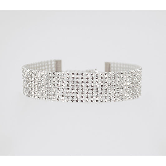 BDSM Play Diamante Choker by Love In Leather - Collars and Leads
