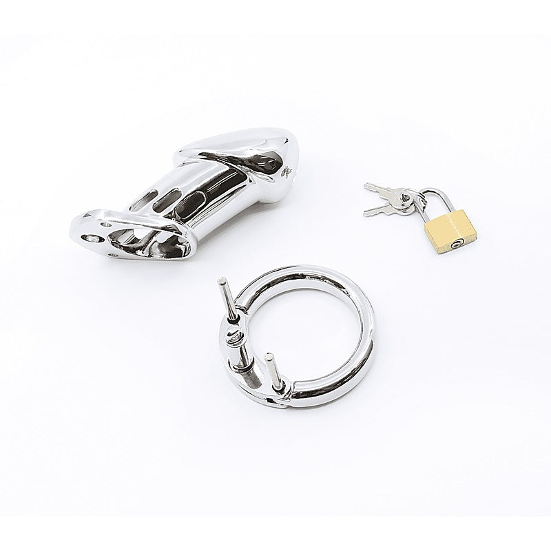 Moulded Shaft Male Chastity Cage by Love In Leather - Male Chastity