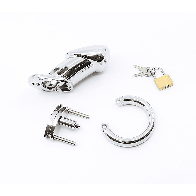 Moulded Shaft Male Chastity Cage by Love In Leather - Male Chastity