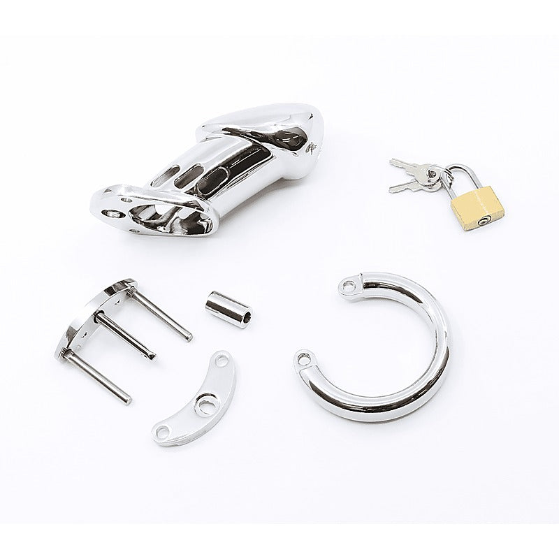 Moulded Shaft Male Chastity Cage by Love In Leather - Male Chastity