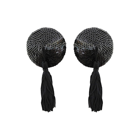 Round Sequin Nipple Tassels by Love In Leather - Breast and Nipple Toys