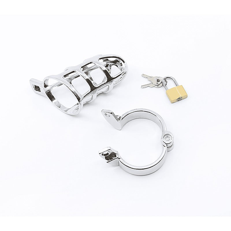 The Spider Web Male Cock Cage by Love In Leather - Male Chastity