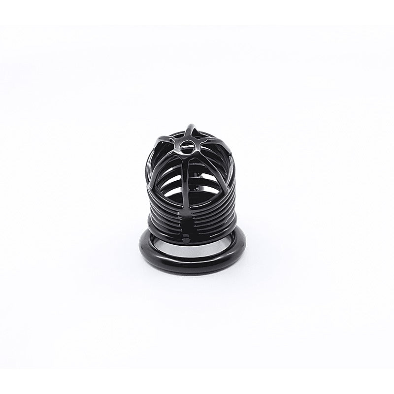 Matte Black Male Chastity Cage by Love In Leather - Male Chastity