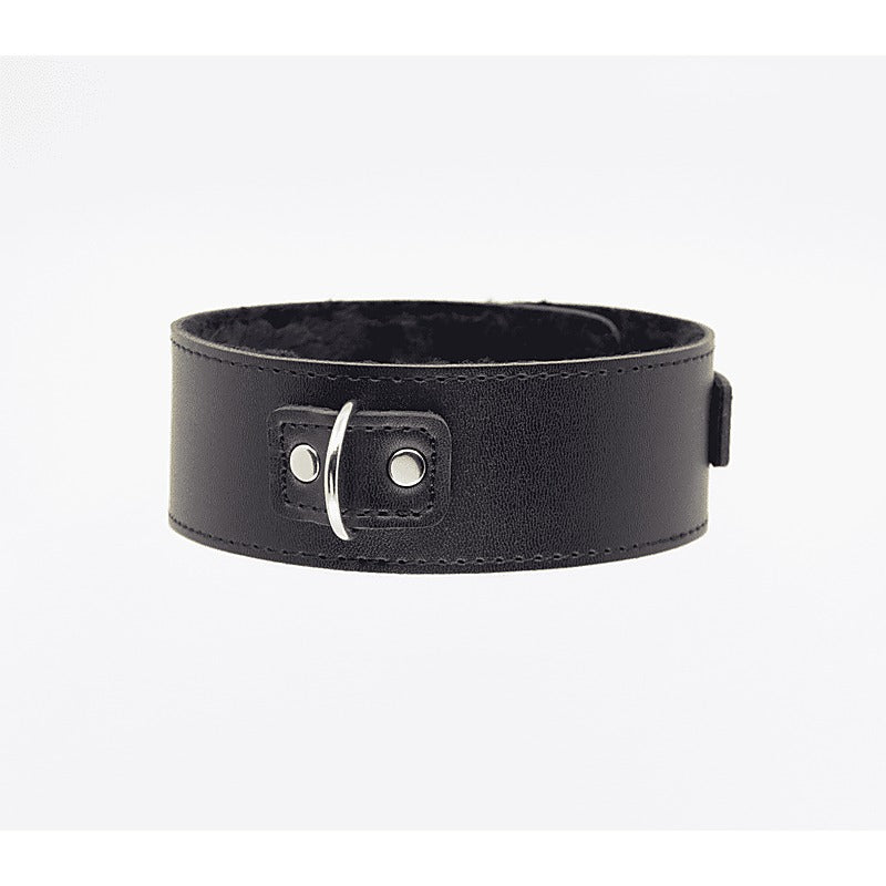 Fur Lined PU Collar and Lead Set by Berlin Baby - Collars and Leads