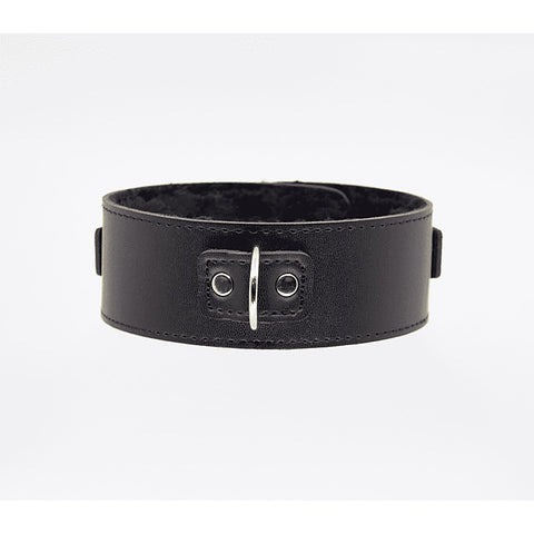 Fur Lined PU Collar and Lead Set by Berlin Baby - Collars and Leads
