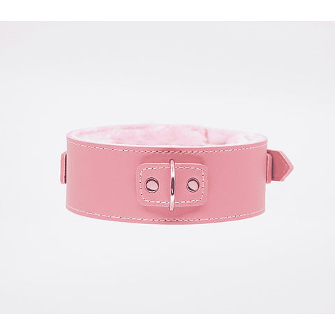 Fur Lined PU Collar and Lead Set by Berlin Baby - Collars and Leads