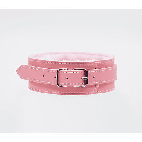 Fur Lined PU Collar and Lead Set by Berlin Baby - Collars and Leads